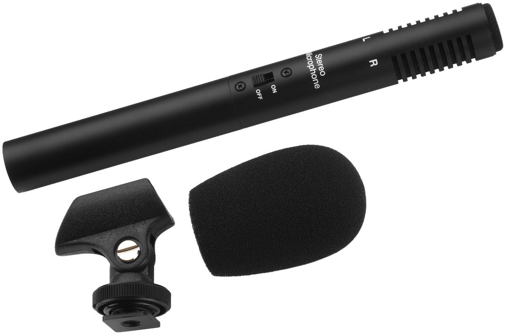 MONACOR ECM-600ST Elektret-Stereo-Mikrofon