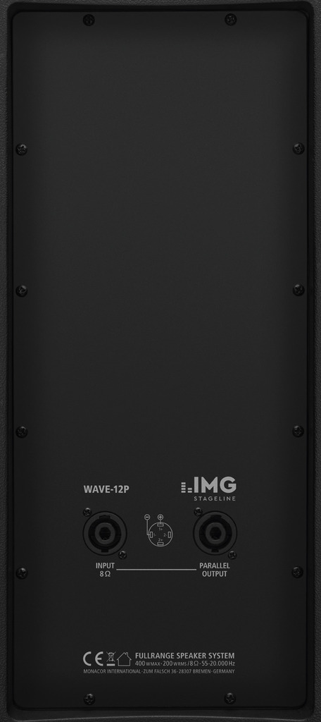 IMG STAGELINE WAVE-12P Passive Fullrange-Lautsprecherbox, 400 W, 8 Ω
