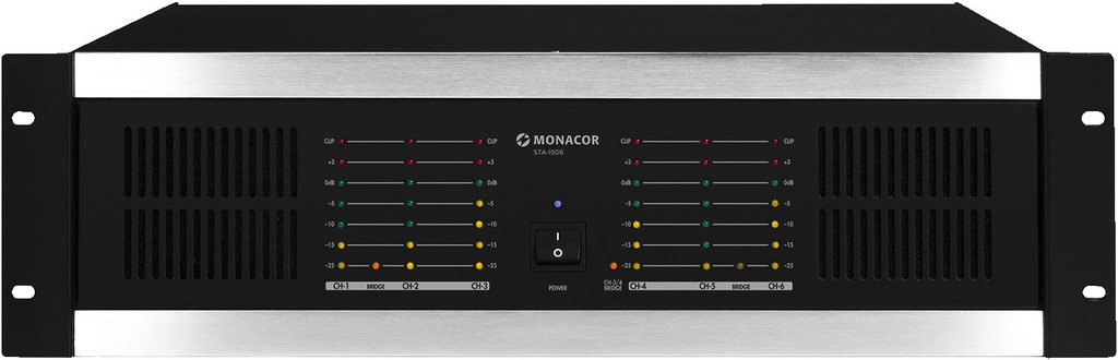 MONACOR STA-1506 6-Kanal-PA-Verstärker, 960 W