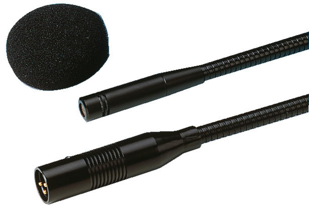 MONACOR EMG-500P Elektret-Schwanenhalsmikrofon, 480 mm