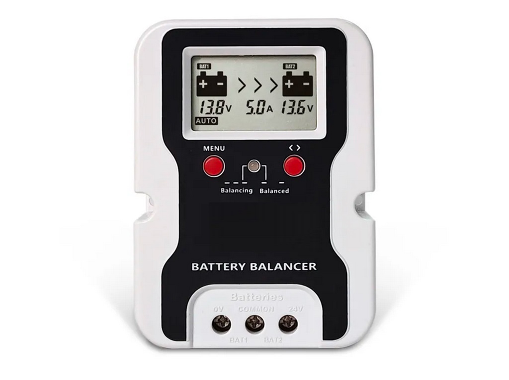 Batterie Balancer 24V Ladungsausgleicher für Bleisäure AGM GEL mit LCD-Anzeige