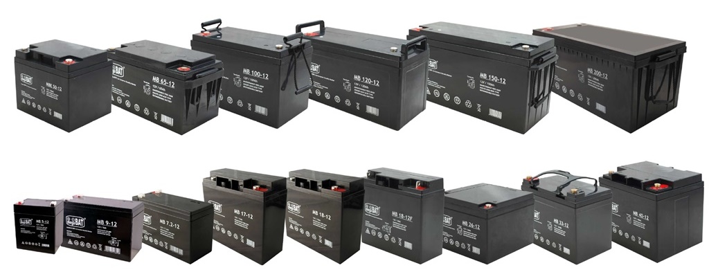 MegaBAT MB-7.2-12  AGM USV Batterie 12V 7,2Ah für USV-Anlage oder Notstromversorgung