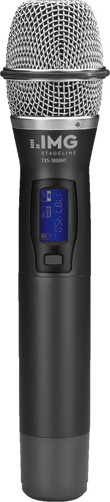 IMG STAGELINE TXS-1800HT Handmikrofon mit integriertem Multi-Frequenz-Sender, 1,8 GHz