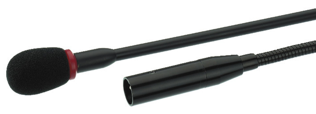 MONACOR EMG-600P Elektret-Schwanenhalsmikrofon, 445 mm