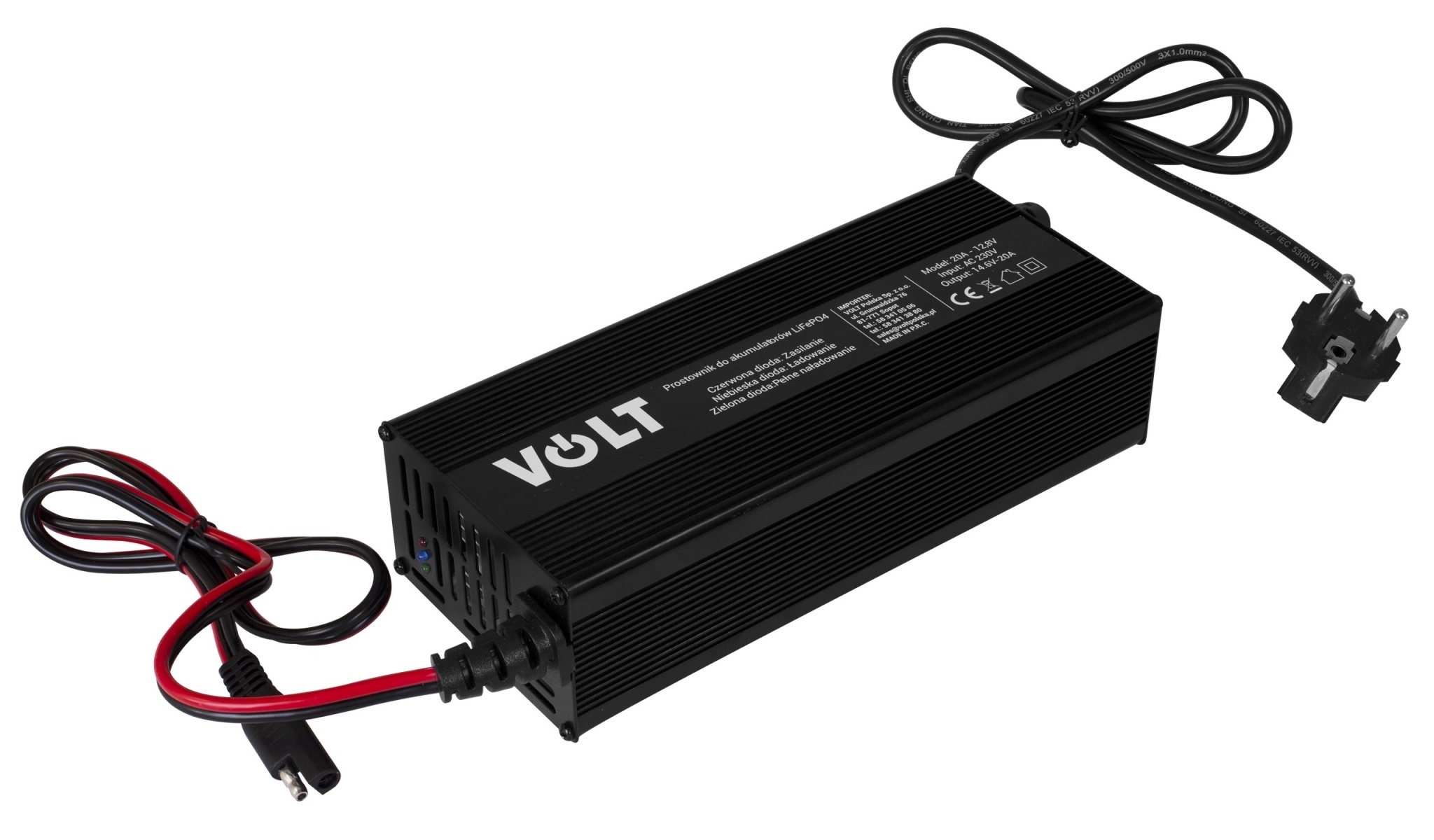 Batterieladegerät für LifePO4 Batterien mit 20A Ladestrom 14,6V automatisch