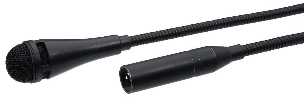 MONACOR DMG-450 Dynamisches Schwanenhalsmikrofon, 450 mm