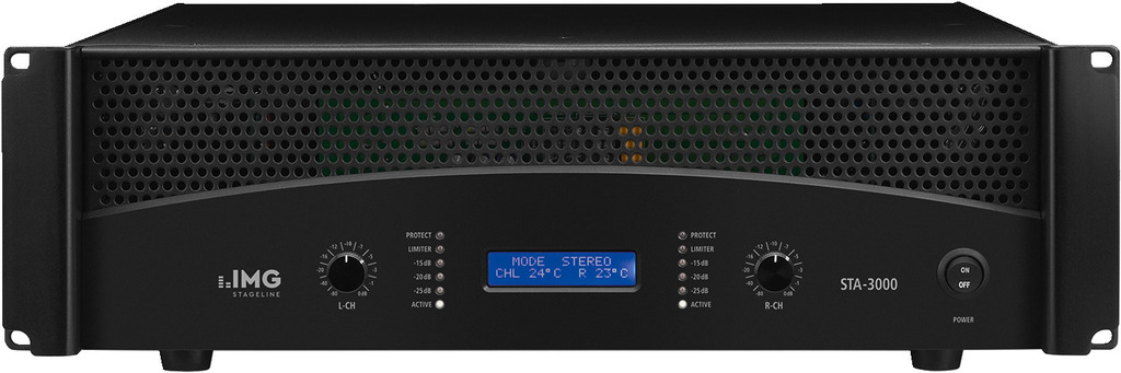 IMG STAGELINE STA-3000 Professioneller Stereo-PA-Verstärker, 5500 W