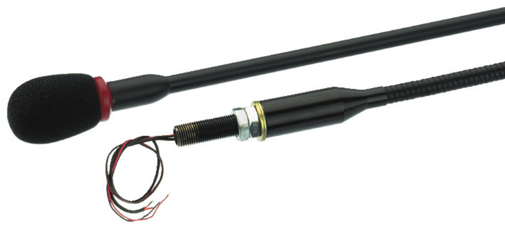 MONACOR EMG-610P Elektret-Schwanenhalsmikrofon, 450 mm