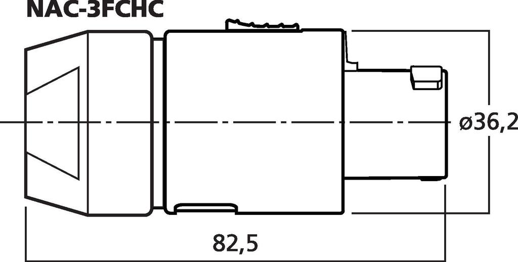 MONACOR NAC-3FCHC NEUTRIK-POWERCON-Stecker, Hochstrom