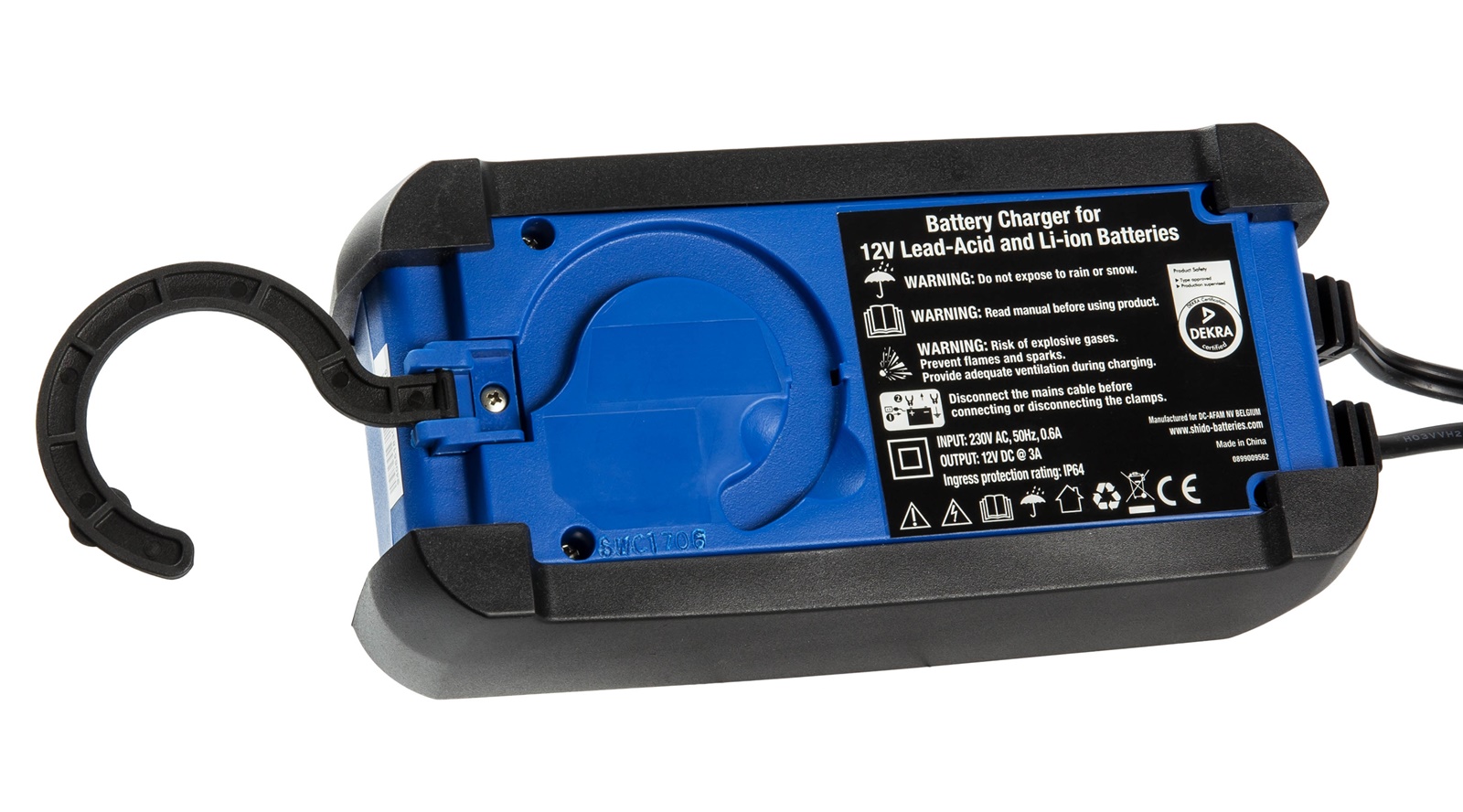Shido DC3 Batterie Ladegerät für Lithium LIon LifePO4 AGM Gel mit Zubehör