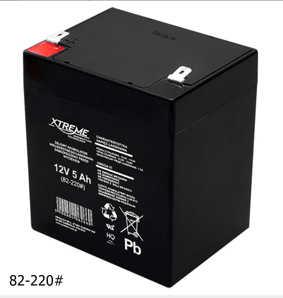 AGM-Batterie 12V 5Ah von XTREME – Markenware