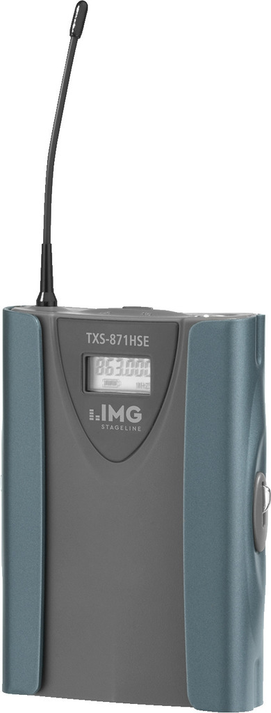 IMG STAGELINE TXS-871HSE Multi-Frequenz-Taschensender, 863-865 MHz